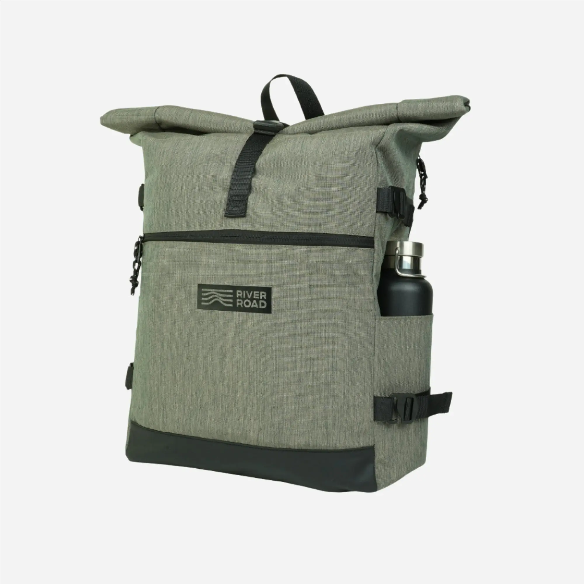 RIVER ROAD CityRoll Easy Access Roll Top Backpack w/ Laptop Pocket