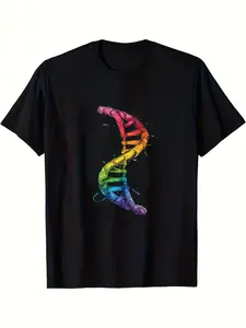 Being Homosexual Is Nothing to Be Ashamed Of.Celebrate with Pride Tees, Featuring The Same Design for Both Men And Women.Available for Summer , These Short-Sleeved Printed T-Shirts Are Made from 220G Pure
