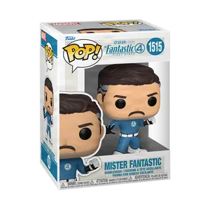 Funko POP Marvel: Fantastic Four - Mister Fantastic w/ vRare Pop Protector Included