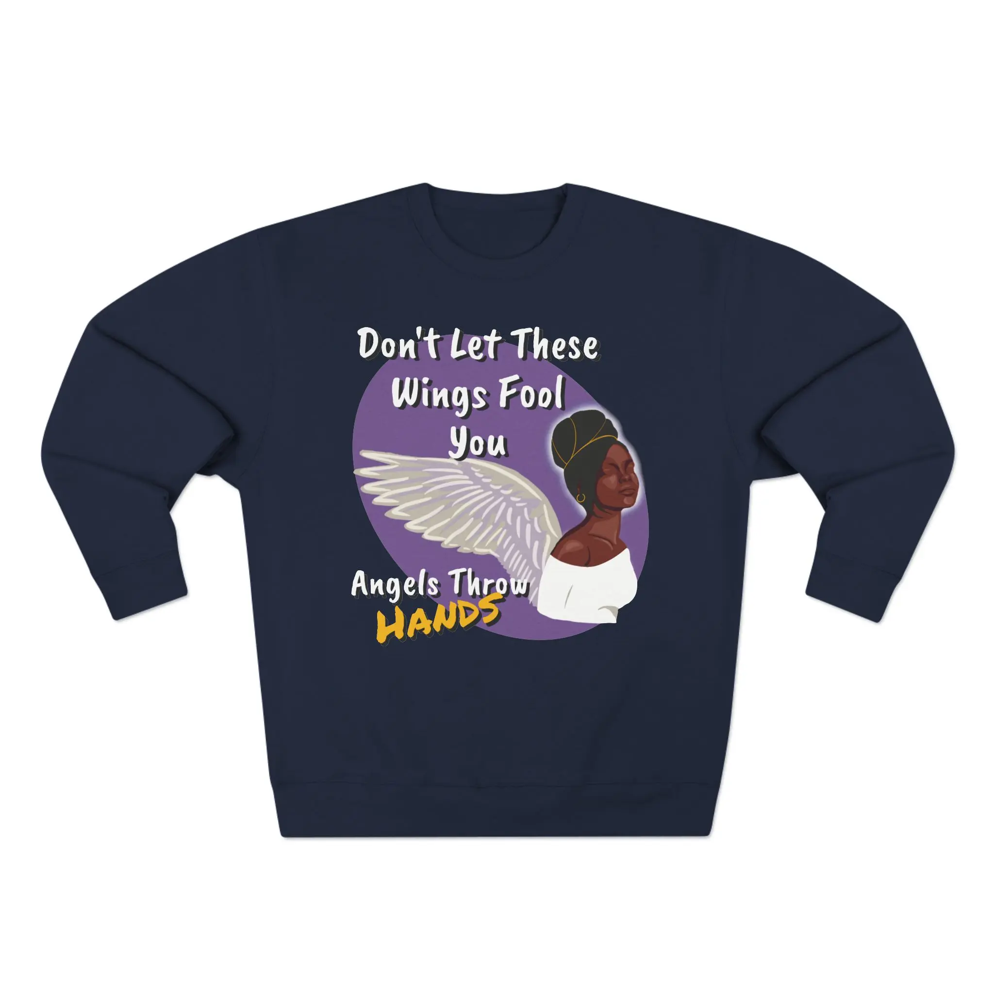 Angels Throw Hands Unisex Crewneck Sweater