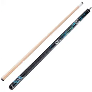 McDermott Cues Viper Underground Rock & Roll Junior Billiard Pool Cue Stick - Natural Maple Wood, Compact Design, Euro Taper