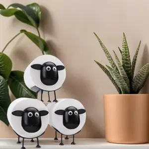 3Pcs Interesting Sheep Tissue Holder,Household Necessities in 2025,3D Printed Toilet Roll Holder kitchen towel holder