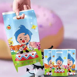 10/30pcs Plim Clown Gift Bags Kids Birthday Party Supplies Child Candy Bag Circus Clown Favors Bag for Party Decoration Baby Sho