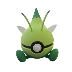Celebi Poke Ball - Inspired 3D Printed Collectible