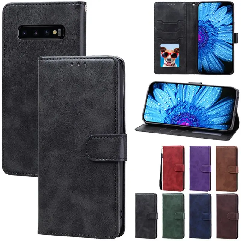 S10 4G/S10 5G/S10e/S10 Plus Case For Samsung Galaxy S10 5G Case Wallet Leather Flip Cover For Samsung S10 Plus Case S10E Cover
