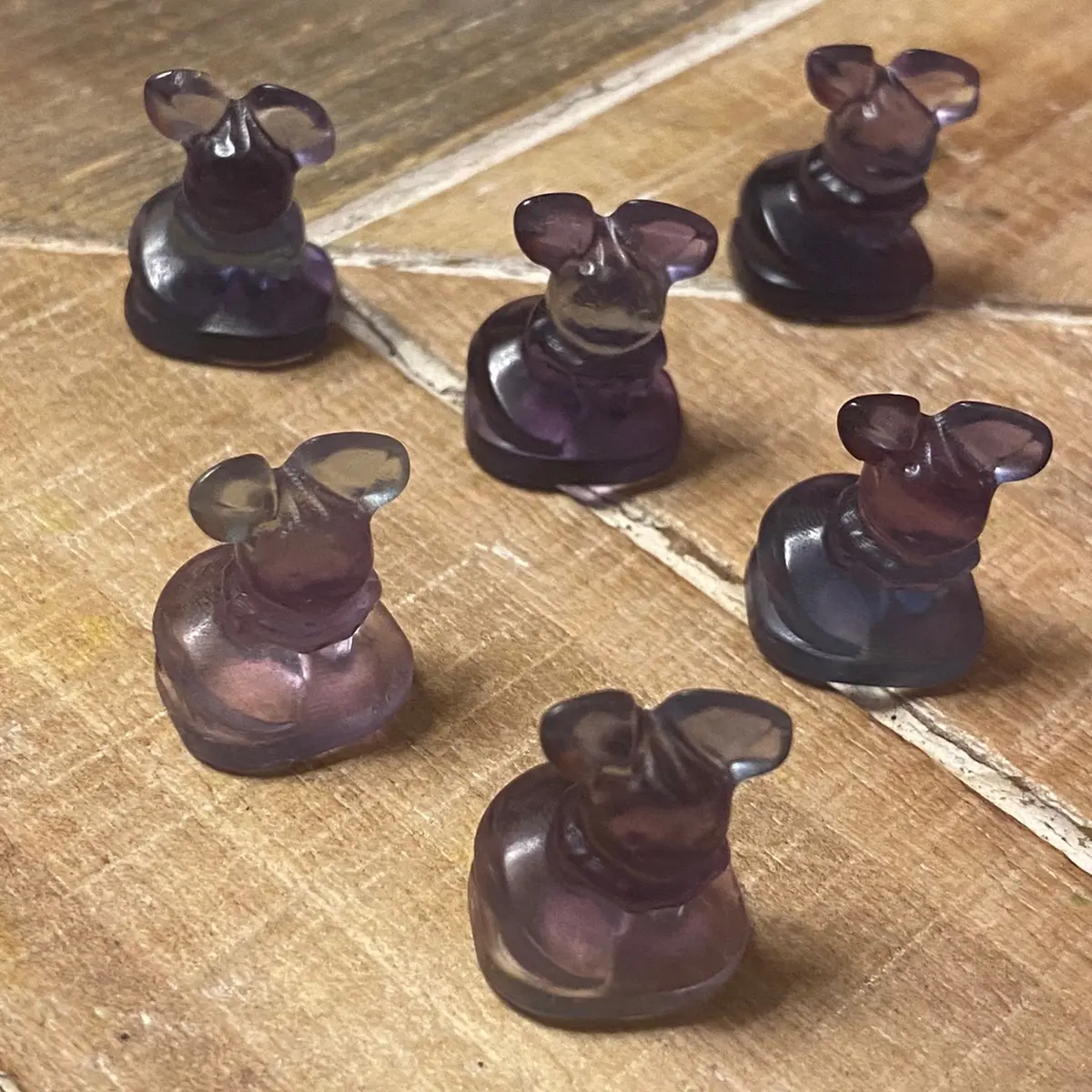 Eevee Crystal Carving Mini Eevee Fluorite Carving Mini Crystal Carving