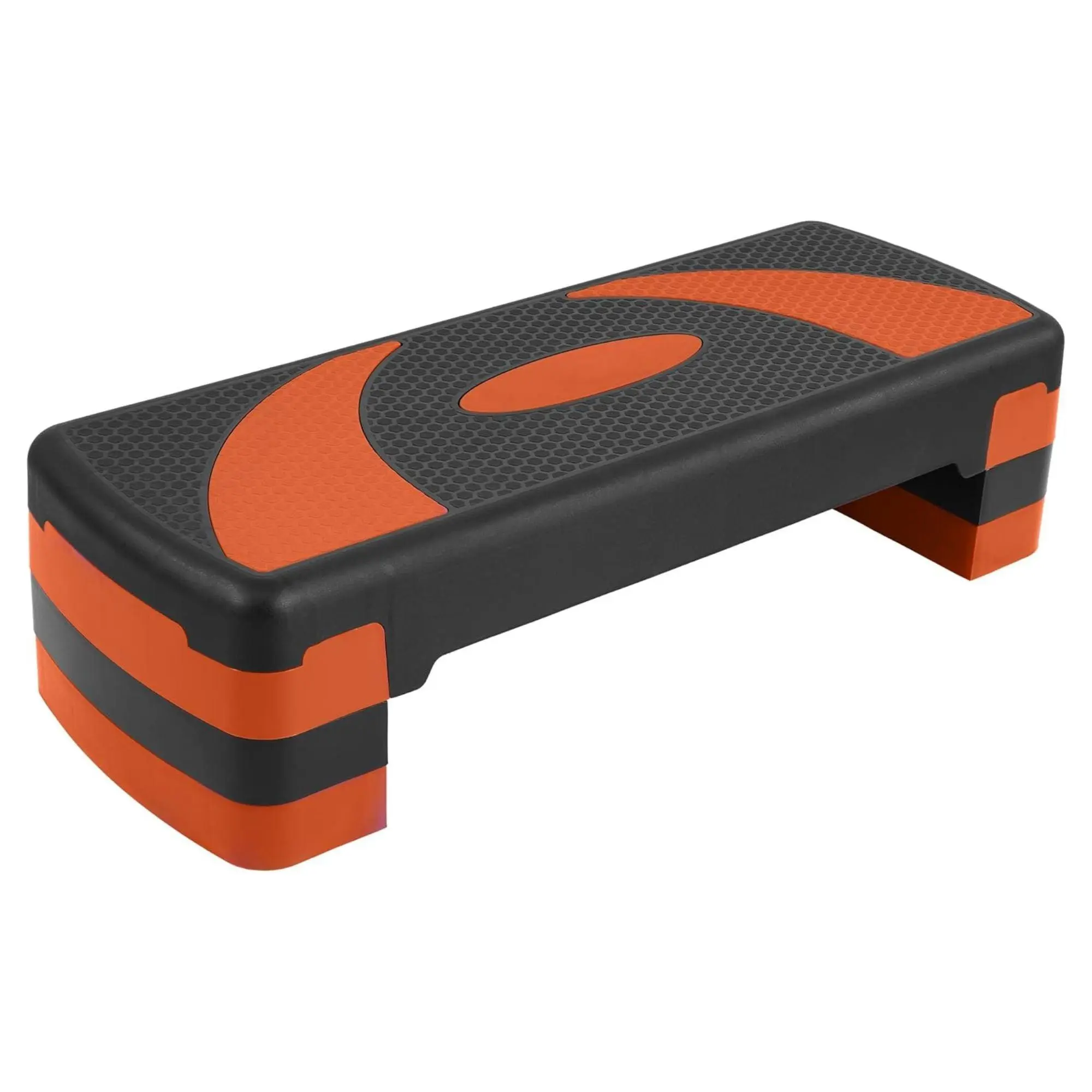 Fitvids Workout Step Aerobic Platform with 3 Level Adjustable Heights, Tangerine Fitvids Workout Step Aerobic Platform with 3 Level Adjustable Heights, Tangerine