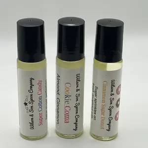3 pack cookie cotton candy, cinnamon sugar donut, Cookie Coma Body Oil