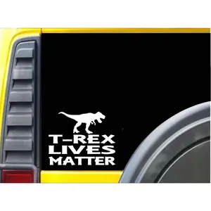 T-Rex Lives Matter Sticker k177 6 inch dinosaur egg decal