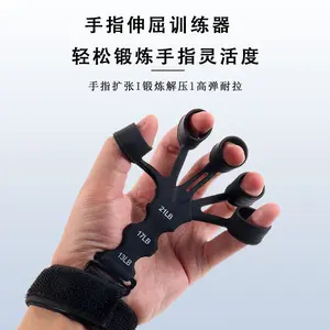 Finger Trainer Wrist Puller Finger Rehabilitation Enhancer Flexion and Extension Five Finger Training Grip