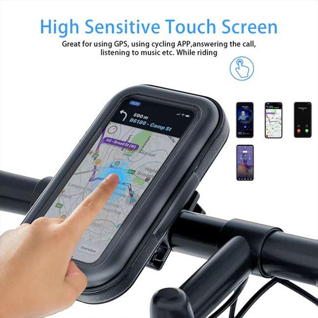 360 degree Rotation Universal Detachable Bicycle Motorbike holder 6.3 inch Cell Phone Holder SKU:HLD-VD005BK SKU:M2FVD-HLD005BK