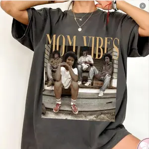 Retro 90’s Mom Vibes Shirt, Sitcom Moms Life Tee, Funny T-shirt, Mother's Day Gift, Gifts For Girlfriend Cotton