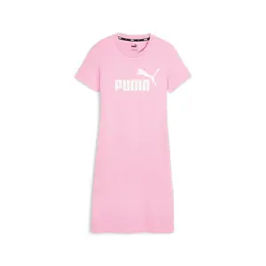 PUMA Womens Essentials Slim Short Sleeve Crewneck Dress Casual Casual - Pink