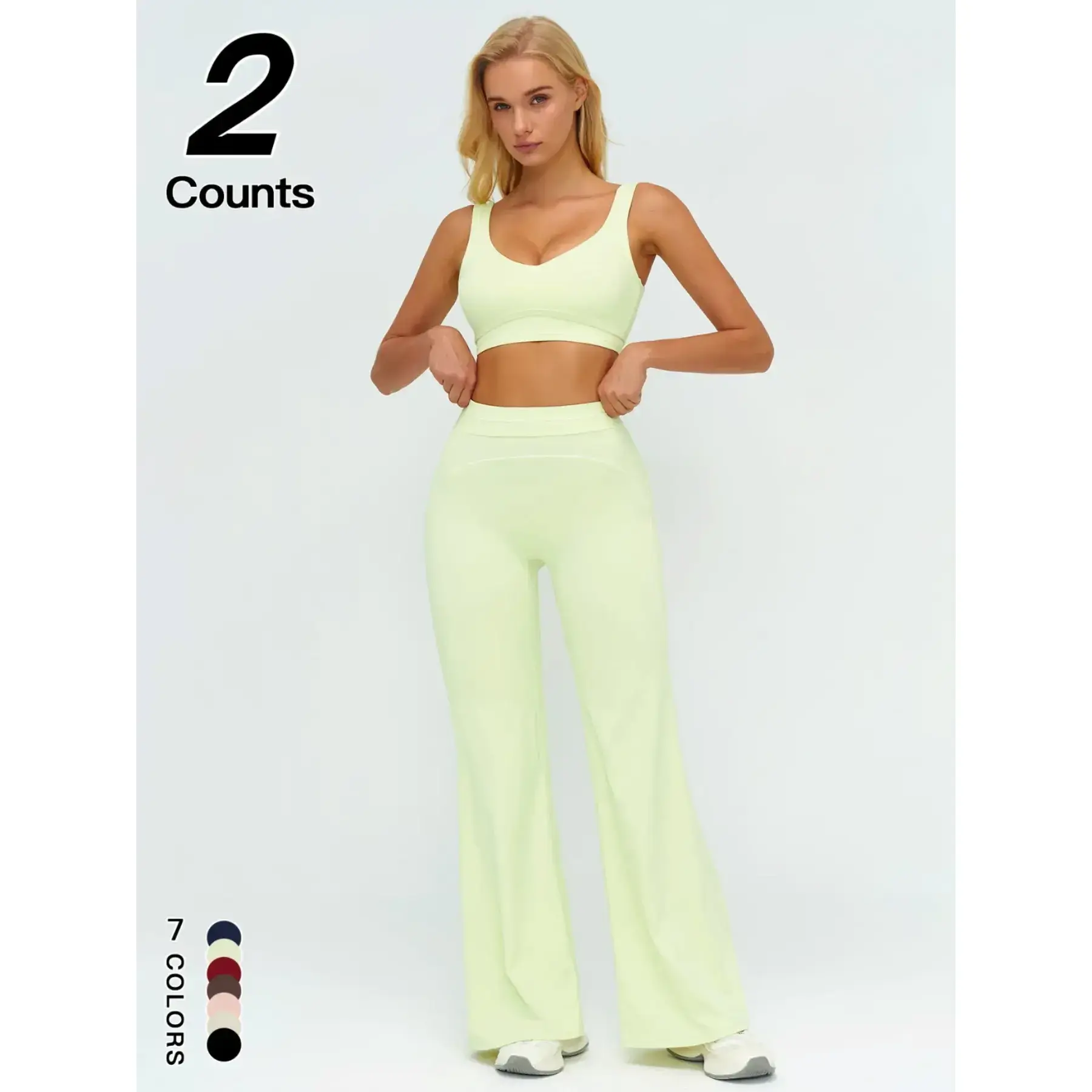 Women's Quick-Dry V-Neck Vest Outdoor Yoga Running High-Waisted Long Pants Casual Sportswear Set, Breathable Quick Dry Activewear Sports Clothing for Women, Gym Outfits, Yoga Clothes Set Women's Quick-Dry V-Neck Vest Outdoor Yoga Running High-Waisted Long Pants Casual Sportswear Set, Breathable Quick Dry Activewear Sports Clothing for Women, Gym Outfits, Yoga Clothes Set