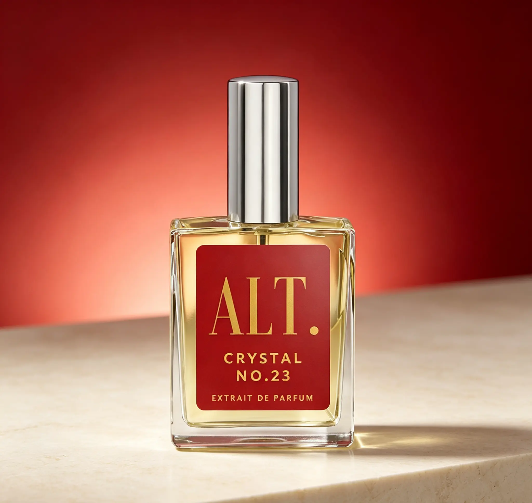 ALT. FRAGRANCES Crystal No.23 Extrait de Parfum Unisex Perfume, Inspired by Baccarat Rouge 540, Long Lasting Jasmine Amberwood Cedar Fragrance for Men & Women, 60ml
