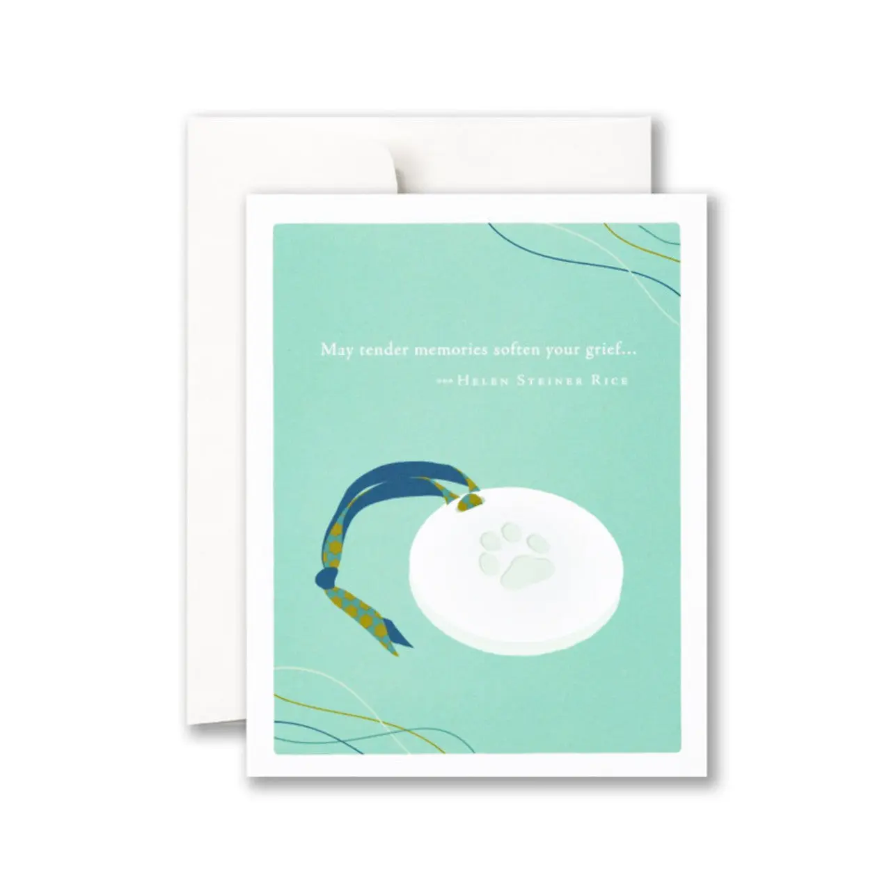 May Tender Memories Soften Your Grief Pet Sympathy Card