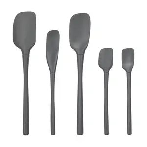 Tovolo Set of 5 Flex-Core Spatula with SiliconeHandles
