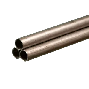 Round Stainless Steel Tube: 7/16" OD x 22 Gauge x 36" Long (3 Pieces)