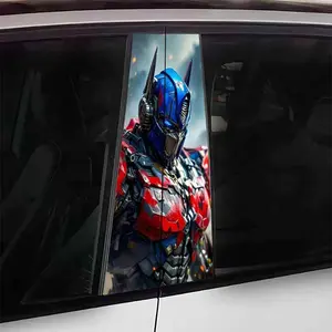Transformers Bumper Stickers, Automobile Decals, Durable Matte Vinyl, Easy to Apply, Fits Glass & Metal Surfaces, Halloween Thanksgiving Christmas Gifts