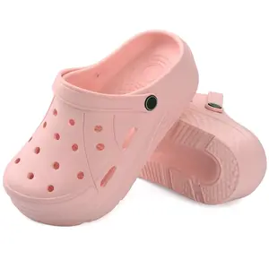 VONMAY Women's Platform Clogs Garden Shoes with Arch Support Comfortable Slip-on Slide Sandals Beach pink bedroom black casual Slippers Girl Walking Shoes showershoes Footwear Summer Flatform Flipflop