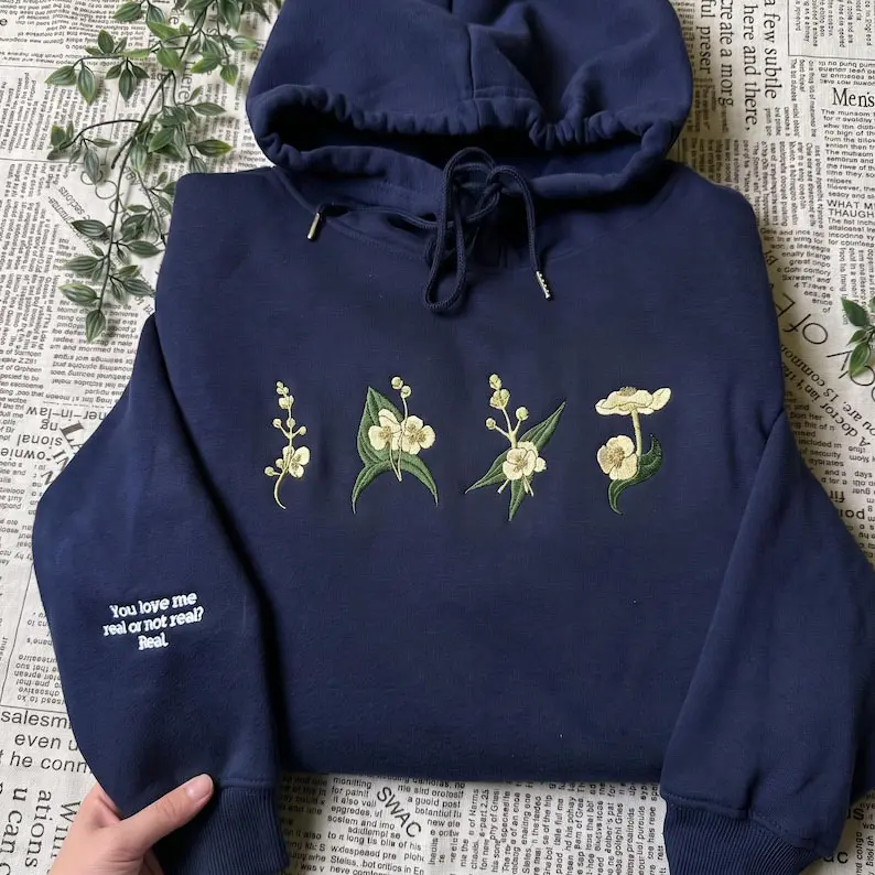 The Hunger Games Katniss Everdeen Embroidered Sweatshirt and Hoodie, Mellark Everdeen Apothecary Odair Fisheries, District 12 Tribute Gift