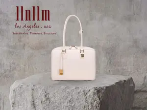 STYLELATCH LARGE SHOULDER HANDBAG - ZIPPERED TOTE BAG-CHICAGO WHITE