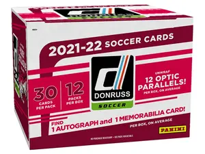 X 2021-22 Panini Donruss Soccer Road To Qatar The World Cup Hobby Box