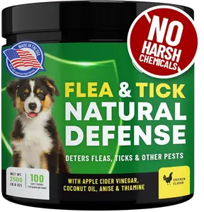 GCP Flea & Tick Natural Defense for Dogs - 100 Soft Chews