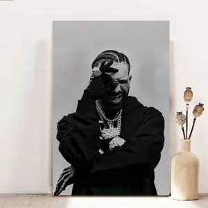 Drake No One Compares Album Cover Canvas Print Modern  Design Waterproof UV Resistant Music Poster Art For Living Room Bedroom Office Cafe Decor Multiple  - Kitchen, Wall