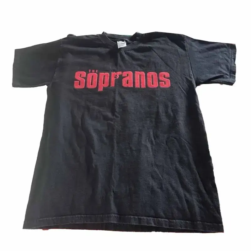 The Sopranos 2000 Logo Graphic T-Shirt, Vintage TV Series Tee, Retro Y2K Mafia Shirt, Unisex Cotton Graphic T-Shirt, Classic 90s 2000s Fan Gift