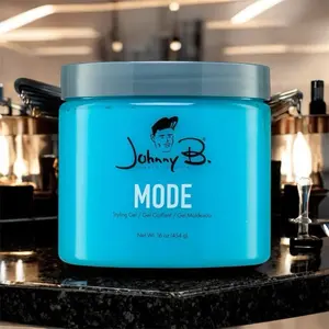 Johnny B Mode Styling Gel 16oz - Alcohol-Free, Water Soluble, High Shine Finish, Easy to Reactivate, Signature Scent, Haircare Solution Luxury