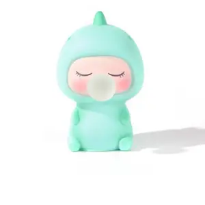 Cute Dinosaur Car Ornament, Stable Anti-Tip Dashboard Figurine, Durable Non-Fading, Fun Car Interior Decoration Accessory