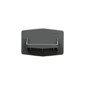 TOOLETRIES The Benjamin Soap Holder - Silicone Toiletry Organizer, Shower & Bathroom Accessory - Features Silicone-Grip Technology, Removable & Reusable - Charcoal