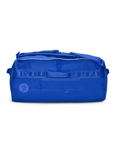 Go-Bag Basic — Big 60L Blue Fabric Bag with Zipper Closure and Carrying Straps