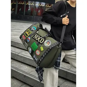 Large Capacity Travel Bag, Lightweight Zipper Travel Bag, Multifunctional Travel Bag, Portable Multi-functional Sports Bag for Men & Women, Trendy All-match Bag for Daily Use