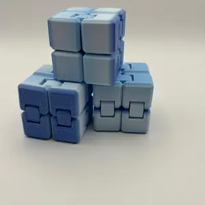 Infinity Cube Fidget Toy, Compact Stress Relief Tool for Adults and Teens