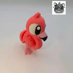 3D Printed Flamingo Desk Pet