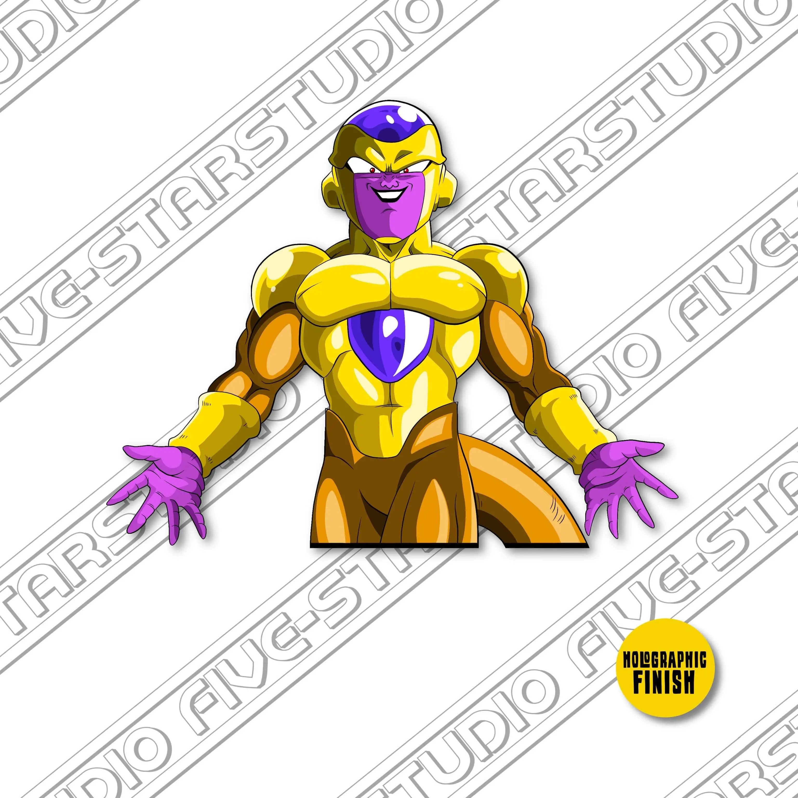 Golden Frieza / Dragon Ball [STICKER] - TikTok Shop