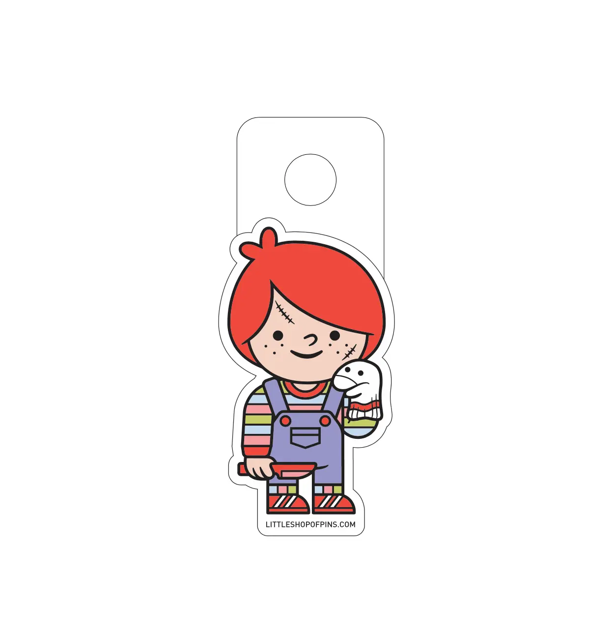 Wanna Play Chucky Vinyl Sticker