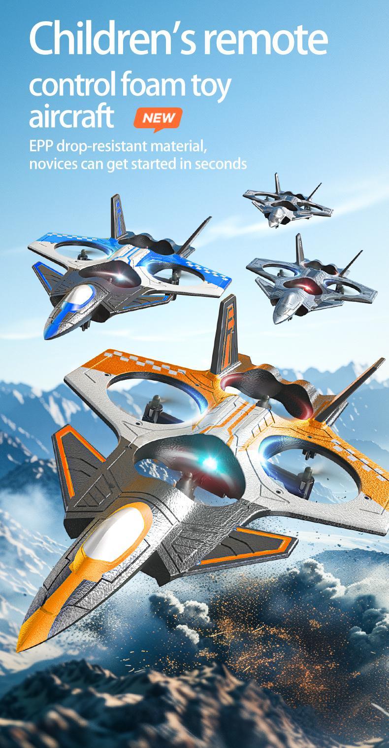 TongLi Foam Remote Control Airplane, Aerial Photography Drone, Children's Remote Control Airplane, Drop-resistant Foam Airplane, Stunt Remote Control Airplane, Suitable for Children Aged 8-12 Christmas Halloween Thanksgiving gift
