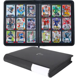 Card Binder 9 Pocket,Trading Card Binder Holds up to 360 Cards,Zipper Card Holder Album Compatible with TCG Card/Game Cards/Sports Card