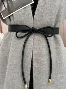 Women's Waist Belt Adjustable Bow Slim Dress Belt Suitable for Parties, Casual Wear, and Formal Occasions Designer Women's Belt Trendy Exquisite Belt