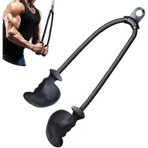 Tricep Rope Pulldown Attachments, Upgraded 27 32 40 &  Inch Extra Long Triceps Rope  Attachments for Gym, LAT Pull Down Bar for  Machine, Tricep Workout  Attachments
