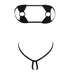 SHERRYLO Extreme Micro String Bikini Sexy G String Bikinis Sets for Women Tiny Teeny Mini Microkini Swimsuits Womens Halter Tannning Buiquini