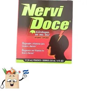 Vijosa Nervi Doce Ginkgo B1 B6 B12  for Energy 12 Pouches 10 ml Each