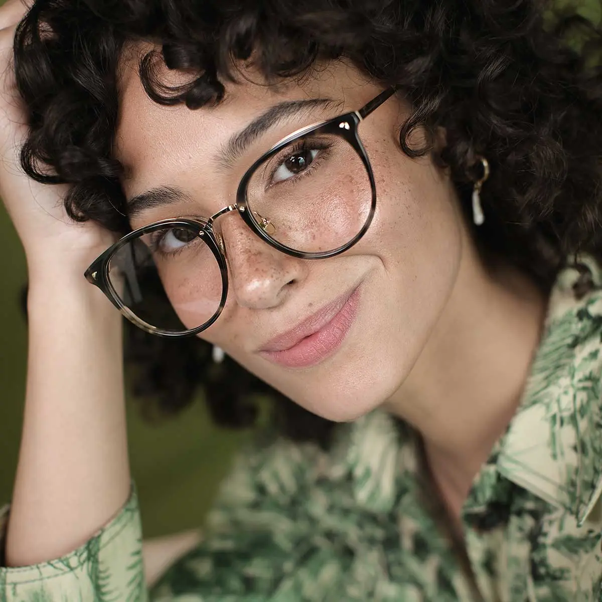 Fashion Clear Lens Rectangle Frame Non Prescription Glasses Trendy Style for Work Daily Use Acetate Full Rim Eyeglasses