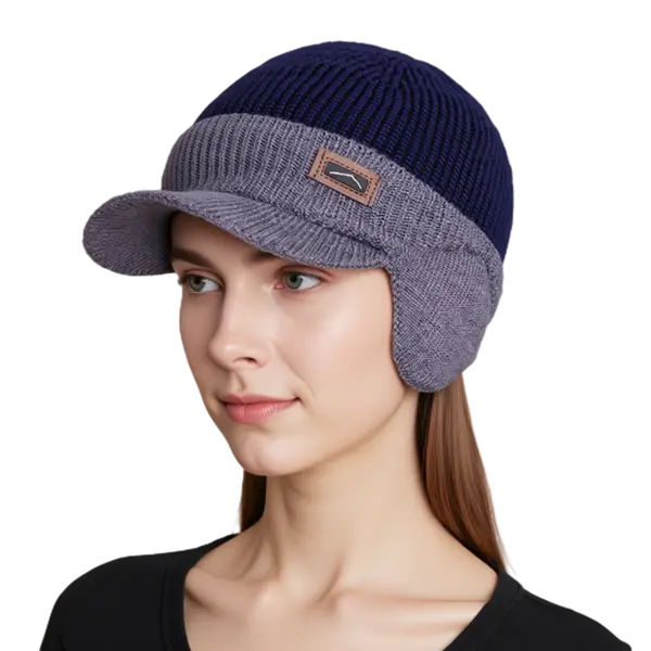 Unisex Winter Warm Thermal Beanie,Stretchy Skull Cap Lightweight Warm Ear Protection for Outdoor Sport Cold Weather