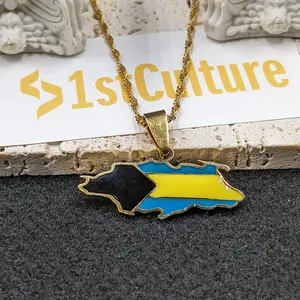 Nassau Bahamas Map Necklace, Ornament, Fine Jewelry, Ladies Pin, Earring