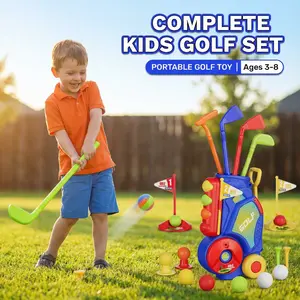 Kids Golf Cart Toy with Shoulder Strap for Easy Carry Indoor and Outdoor Play Perfect for Family Fun Suitable for Children Ages 3 and Up Great Gift