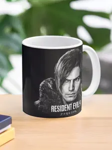 Resident Evil 9 Requiem RE9 Classic Glossy Ceramic Mug - 11oz, Non-Customised, Reusable, Washable Kitchenware Drinkware for Daily Use